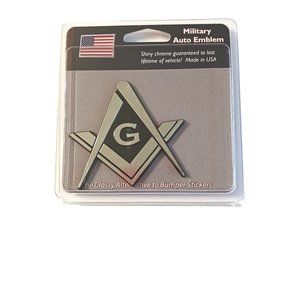 Masonic Symbol Car Emblem